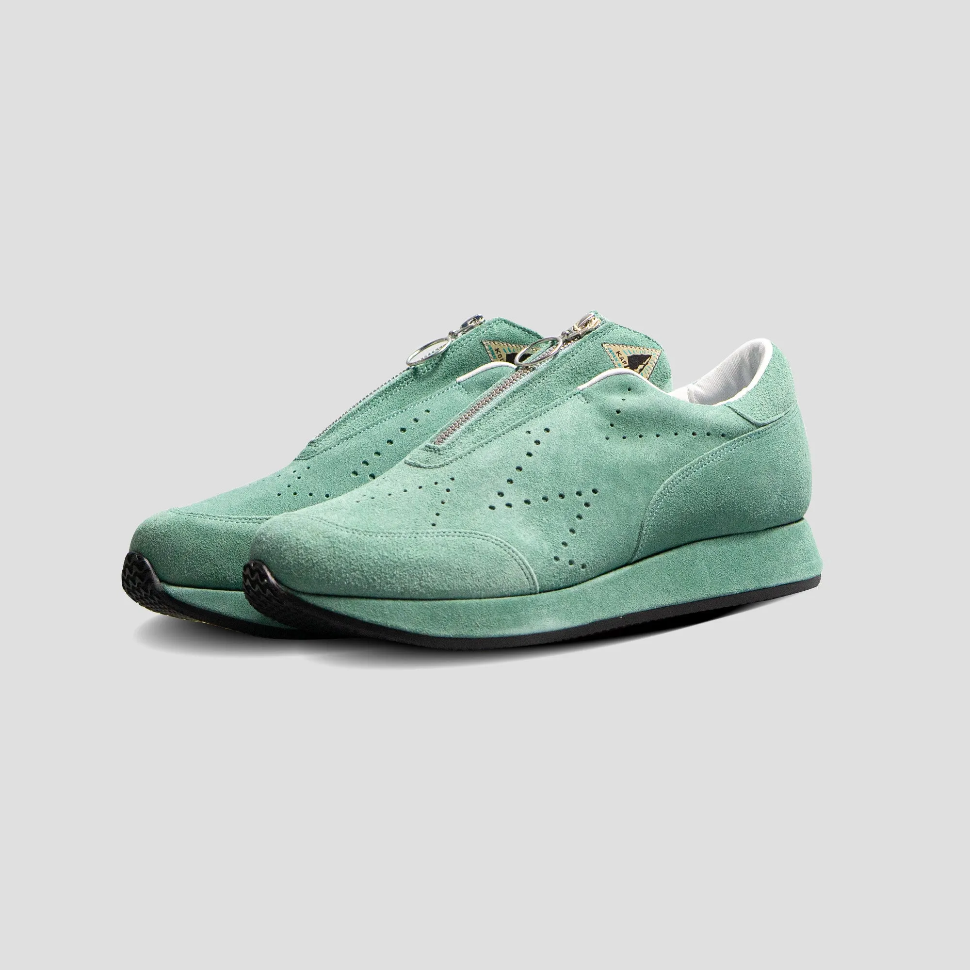 SUEDE ZIP-UP SPARROW SNEAKERS