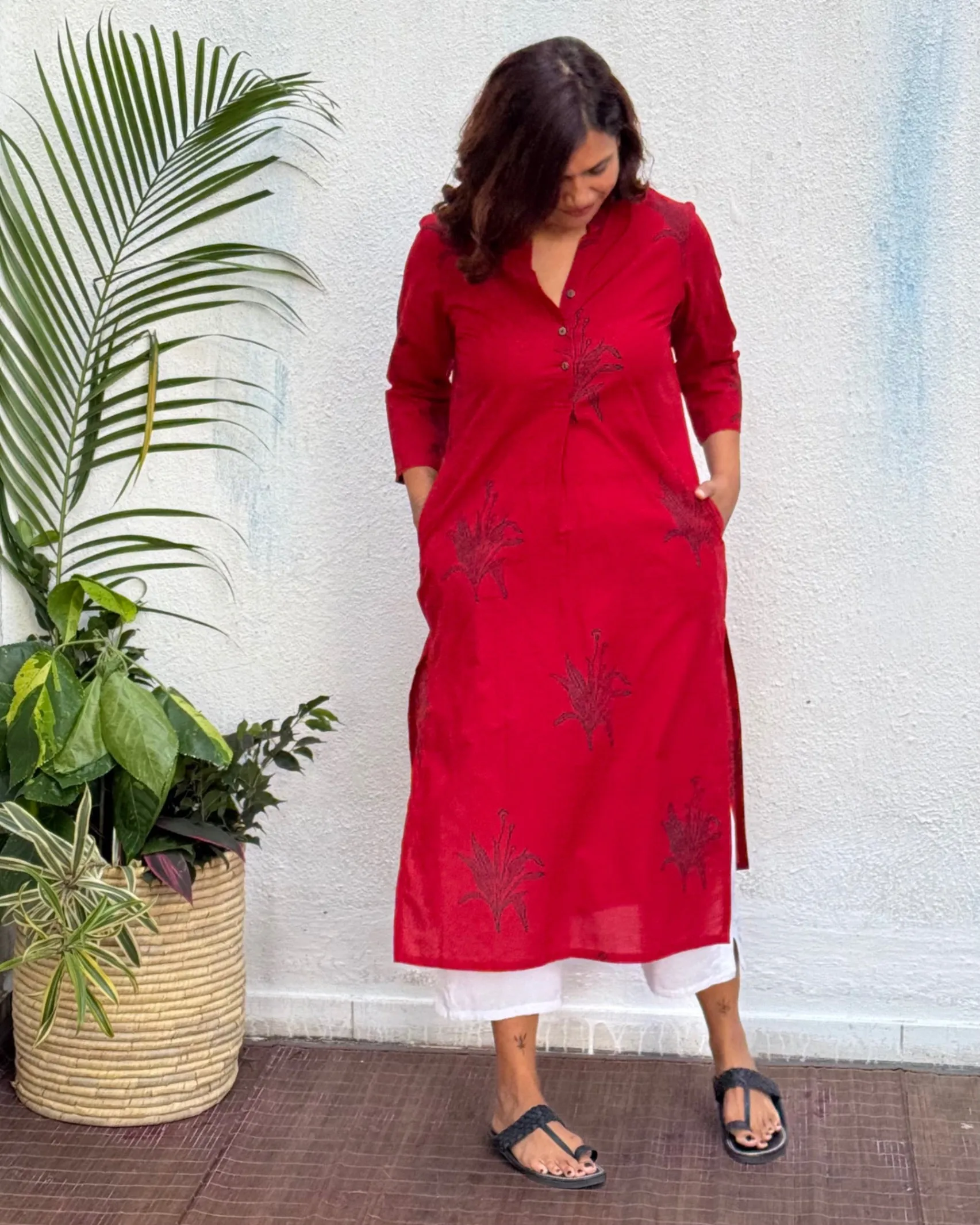 Sumona Block Printed Cotton Kurti