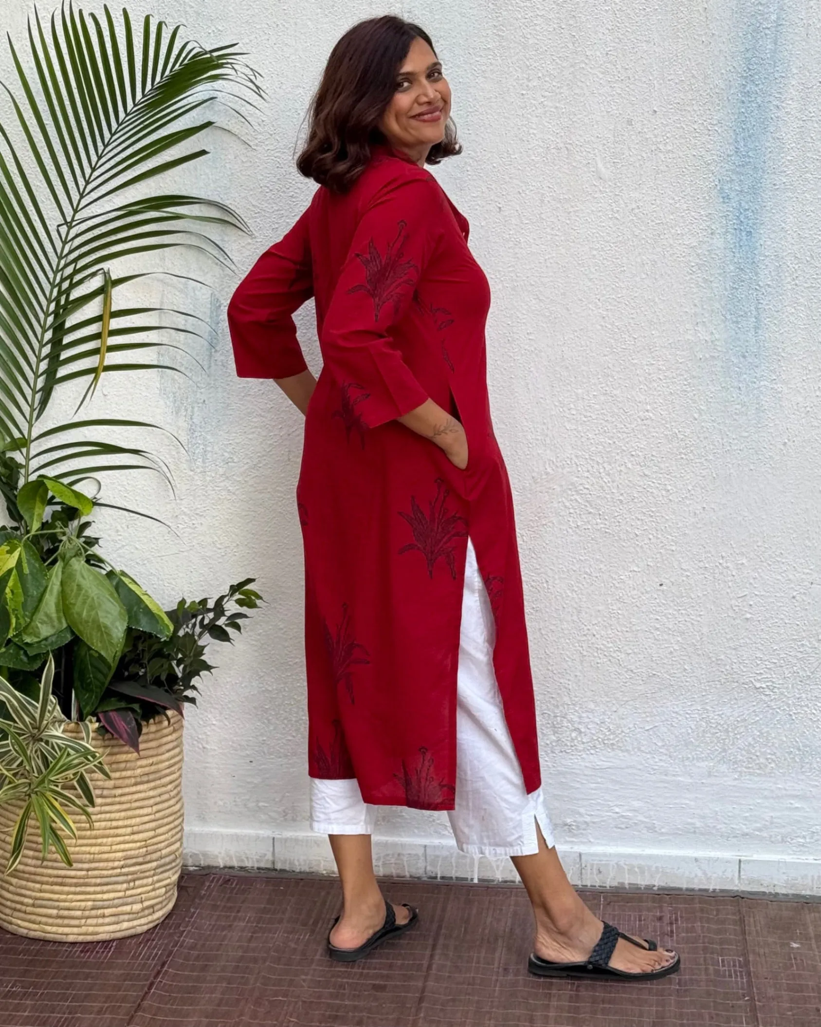 Sumona Block Printed Cotton Kurti