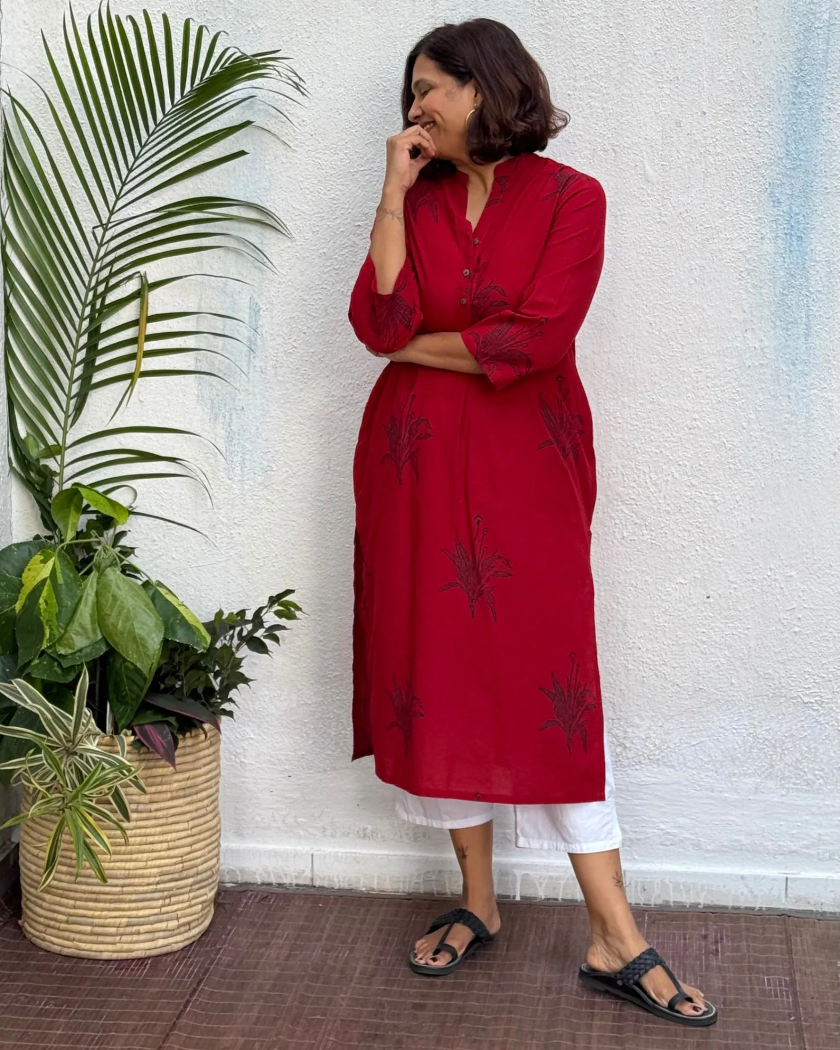 Sumona Block Printed Cotton Kurti