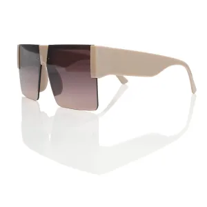 Sunglasses Square Gray Flat Top Eyewear