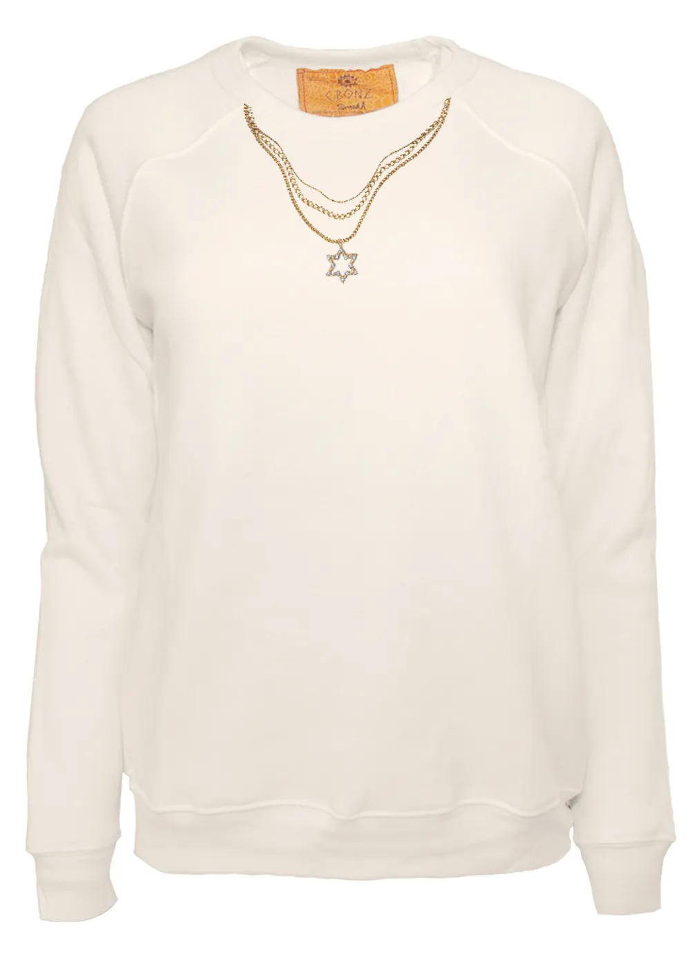 Support Israel Women's Classic Star of David Charm Necklace Pullover