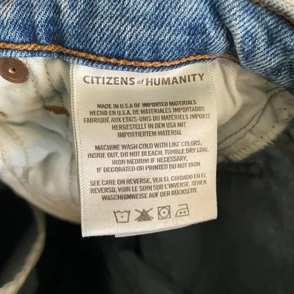 Tailyn Mid-Rise Flare Jeans Citizens of Humanity Premium Vintage 25 x 28 $258