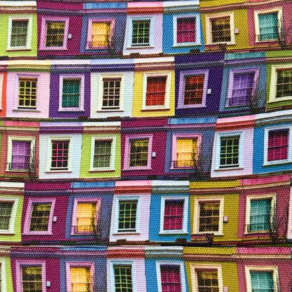 TED BAKER London Prims Window Multicolor Print Cuffed Hem Short Women's Size 2