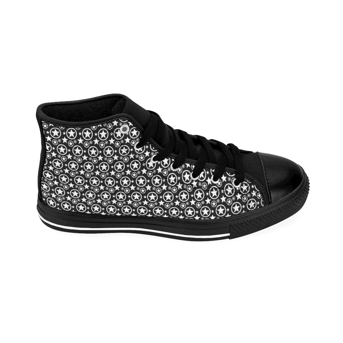 THE BLACK STAR <br>women's high-tops