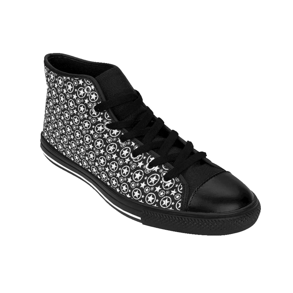 THE BLACK STAR <br>women's high-tops