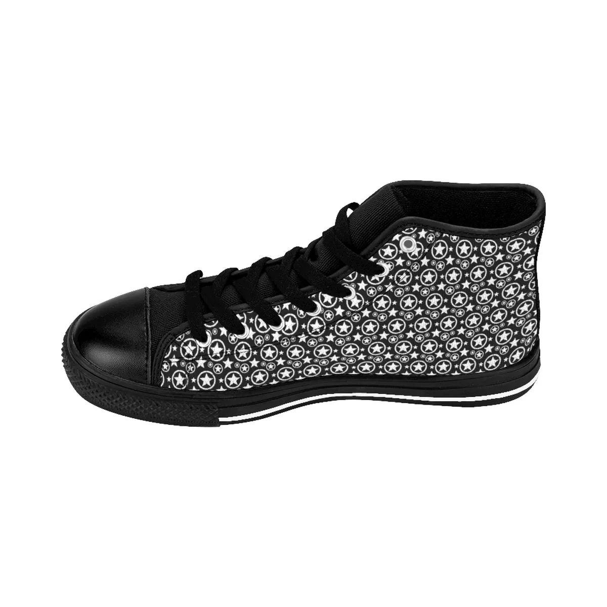 THE BLACK STAR <br>women's high-tops