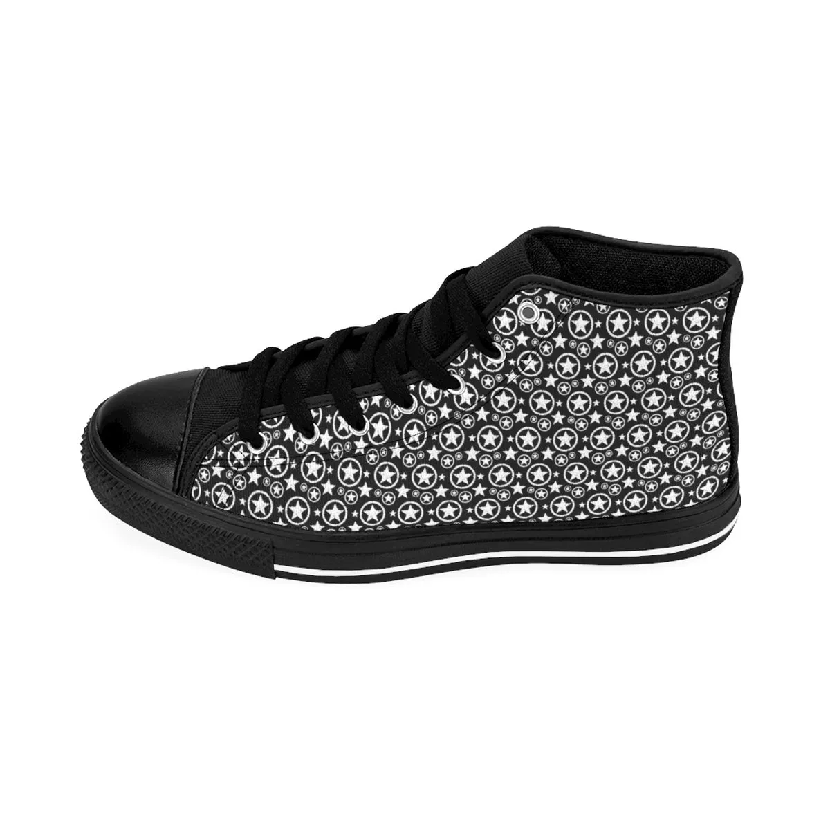 THE BLACK STAR <br>women's high-tops