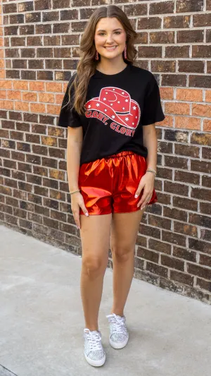 The Glory Glory Cowboy Hat Boyfriend Tee