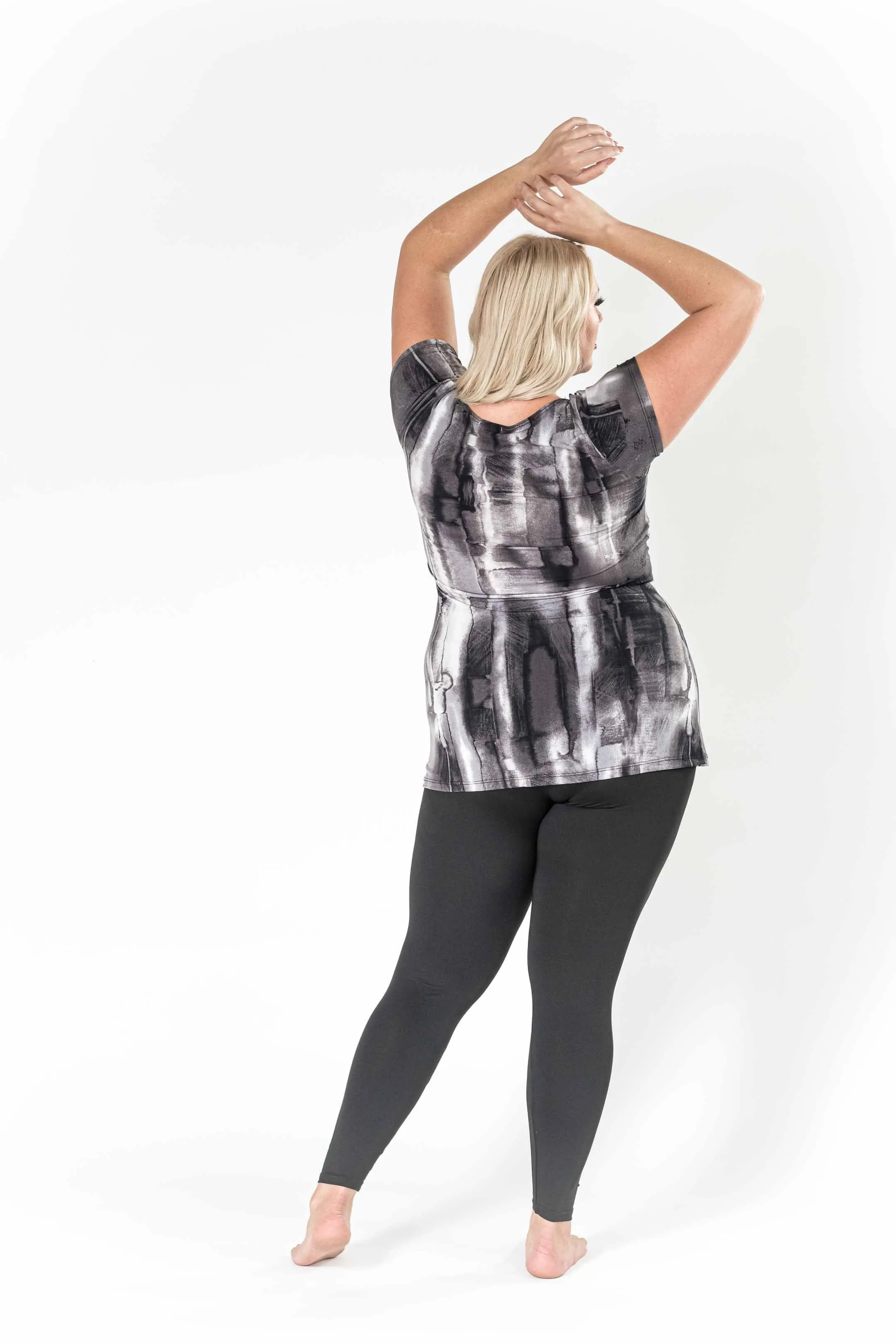 The Gray Rhinestones Top