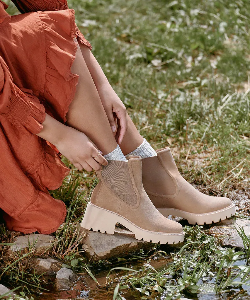 The Hawk H2O Booties by Dolce Vita - Mushroom Suede *WATERPROOF