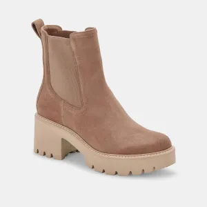 The Hawk H2O Booties by Dolce Vita - Mushroom Suede *WATERPROOF