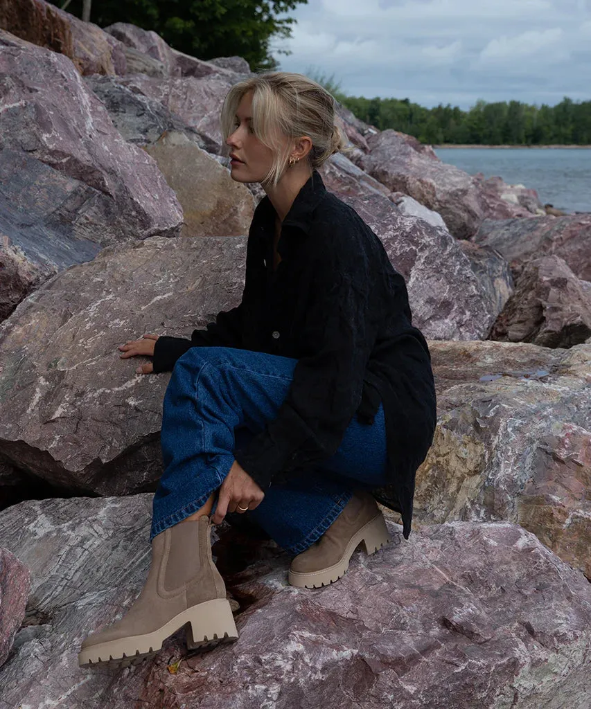 The Hawk H2O Booties by Dolce Vita - Mushroom Suede *WATERPROOF
