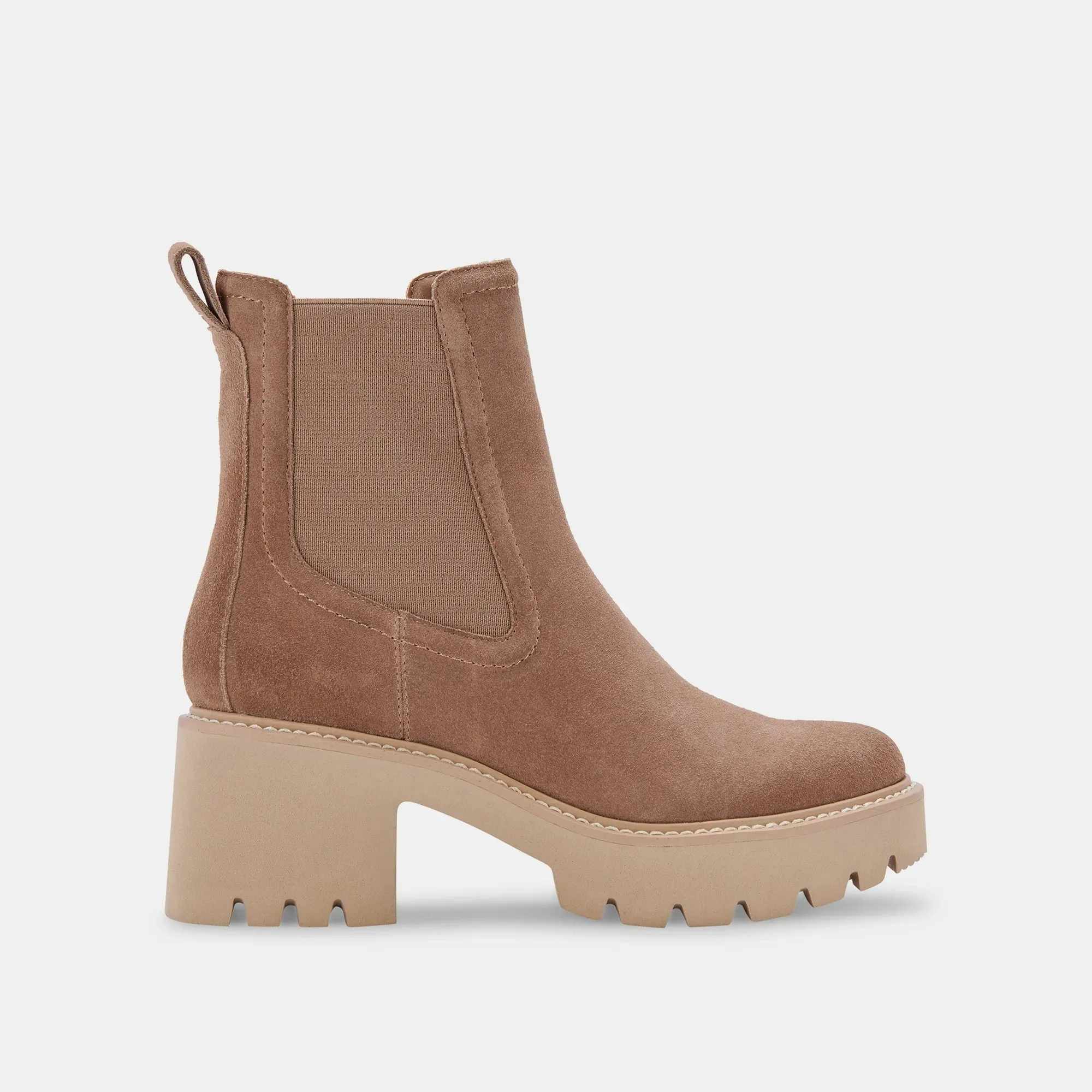 The Hawk H2O Booties by Dolce Vita - Mushroom Suede *WATERPROOF