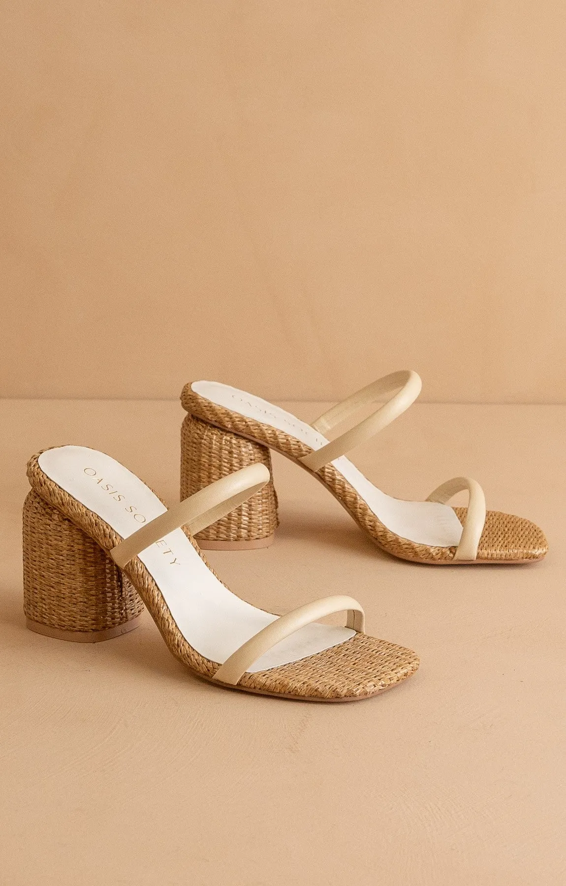 The Margaret - Rattan Heels