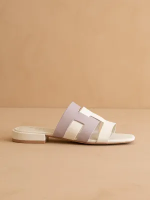 The Parker | Lavender Architectural Flat Sandal