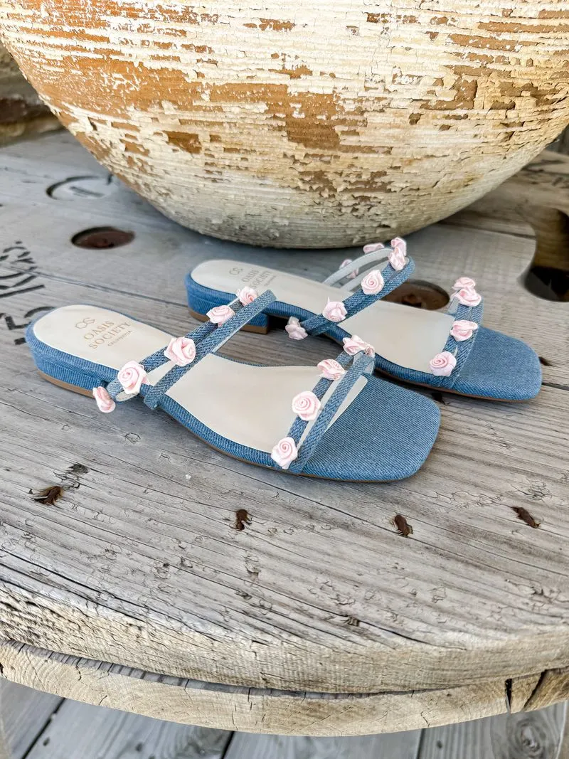 The Rosanna Denim Flat