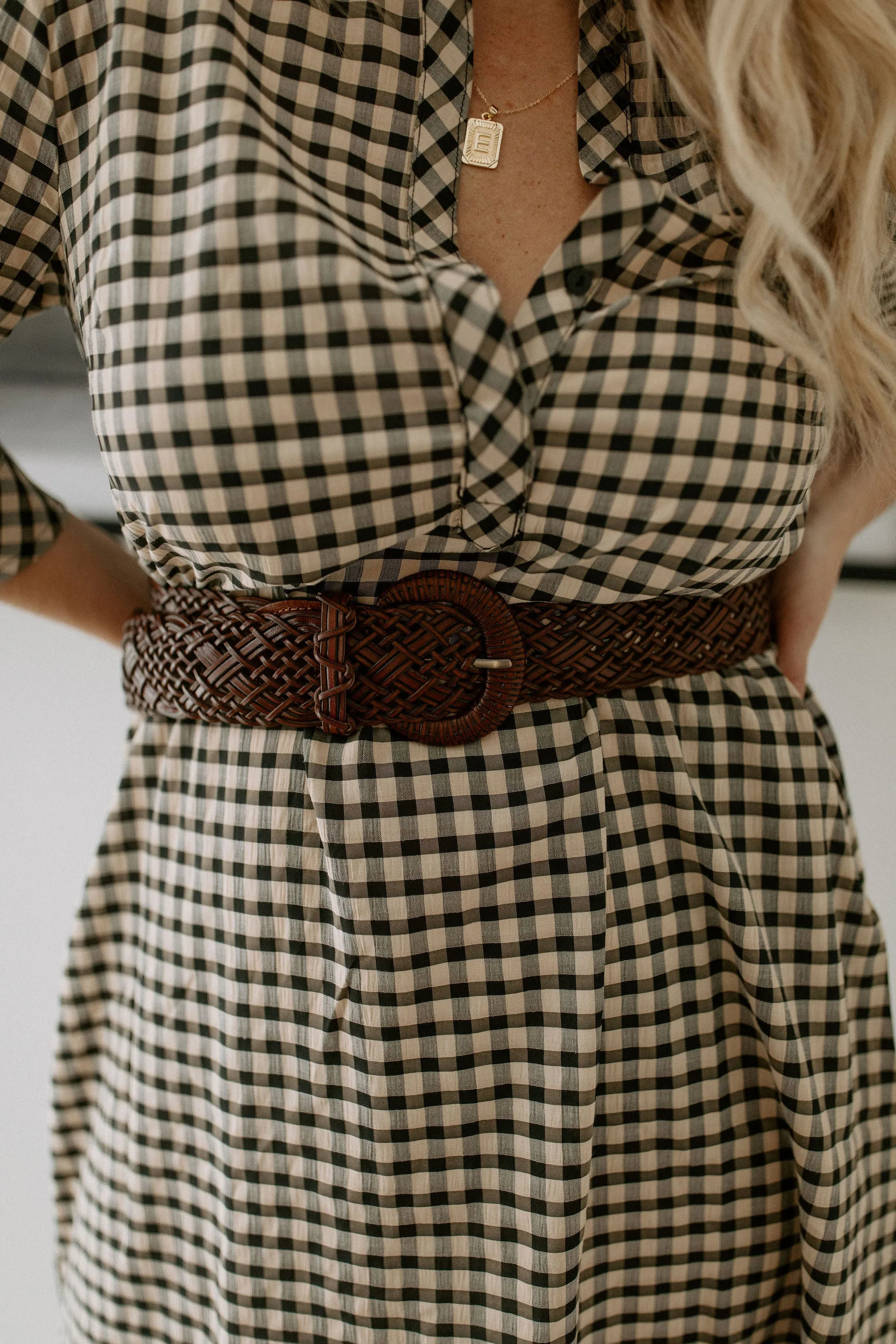 The Square Initial Necklace