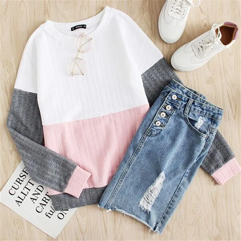 Three Tone Sweatshirt