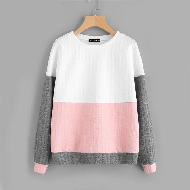 Three Tone Sweatshirt