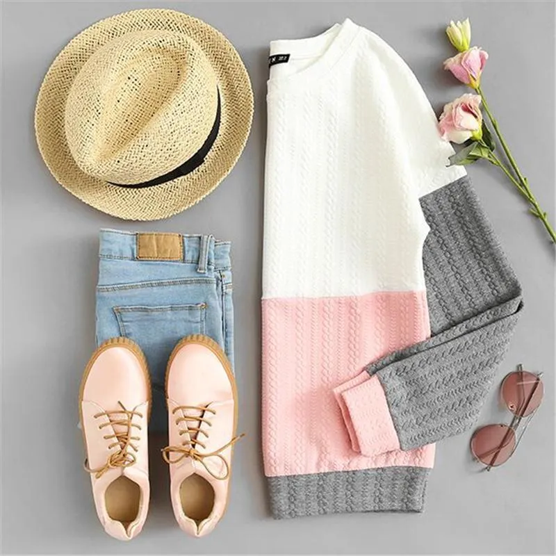 Three Tone Sweatshirt