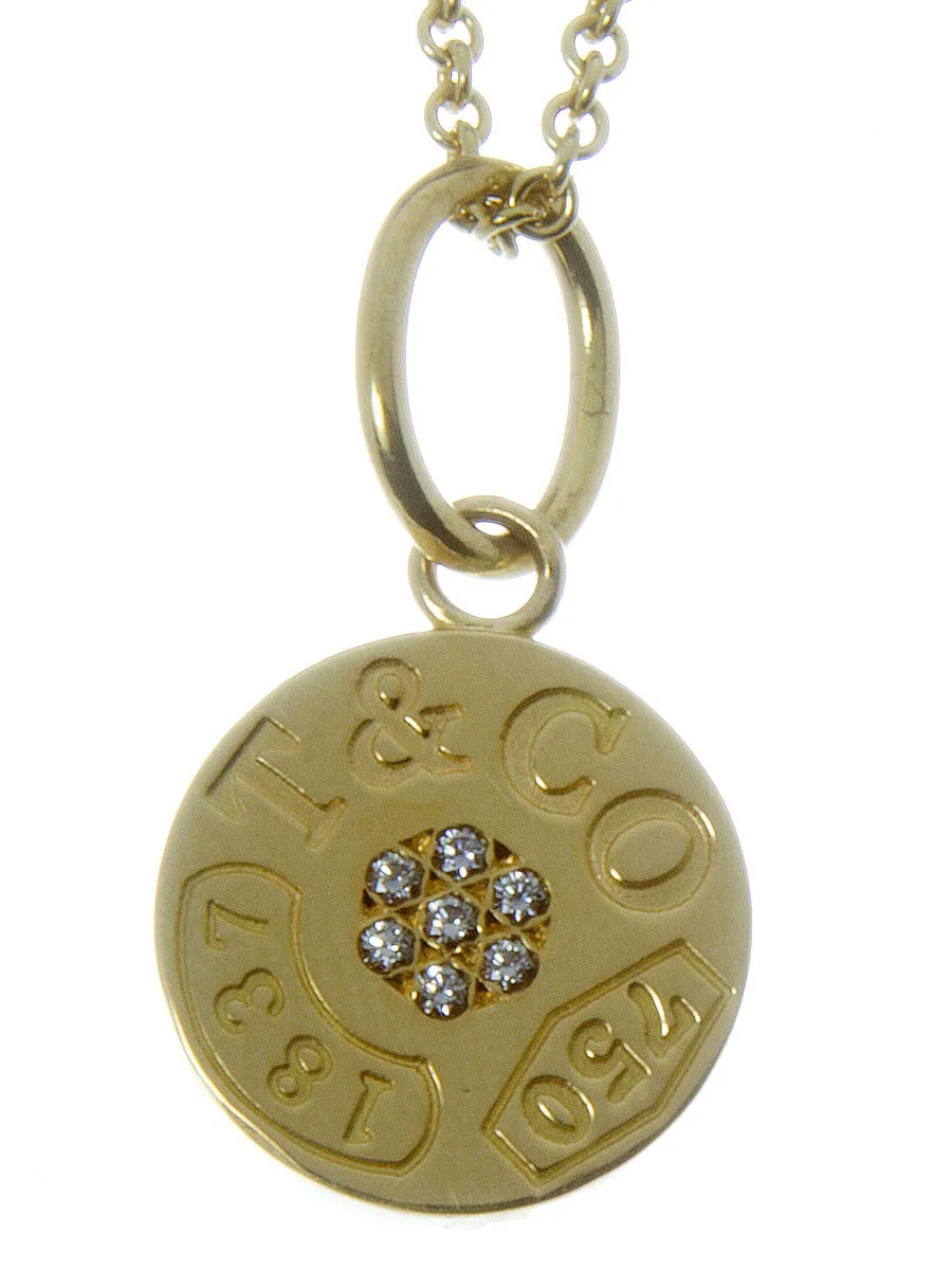 Tiffany & Co. 1837 Diamond Circle Pendant