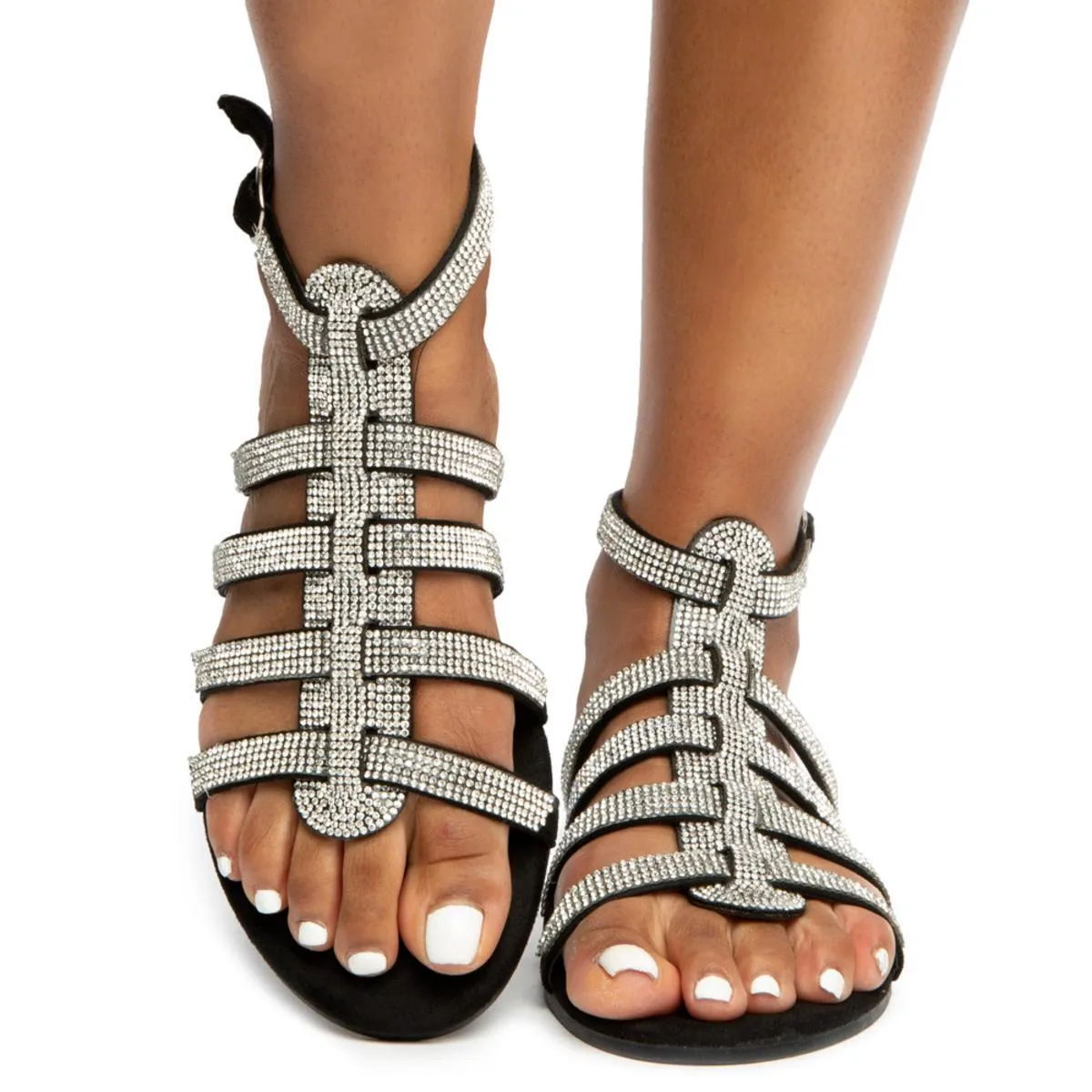 Titus Straps with Rhinestones Sandals