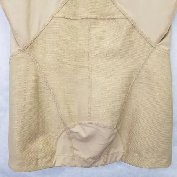 Tommie Copper® Women's XL Lower Back Support Tank Nude Beige Stretch Support NEW