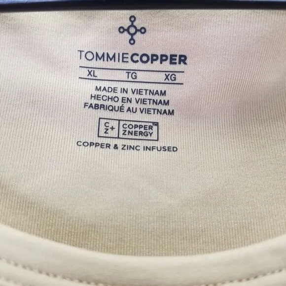 Tommie Copper® Women's XL Lower Back Support Tank Nude Beige Stretch Support NEW