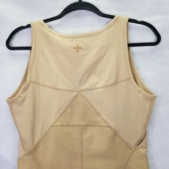 Tommie Copper® Women's XL Lower Back Support Tank Nude Beige Stretch Support NEW