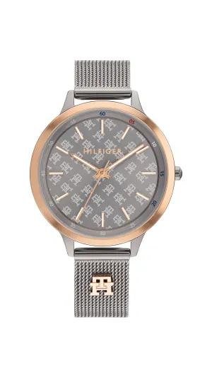 Tommy Hilfiger Iris Grey and Rose Gold Women's Watch 1782587