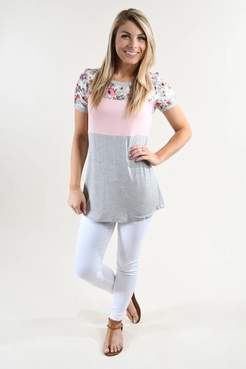 Too Cute to Handle Top ~ Light Pink