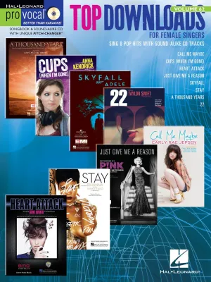 Top Downloads Pro Vocal Women's Edition, Volume 62