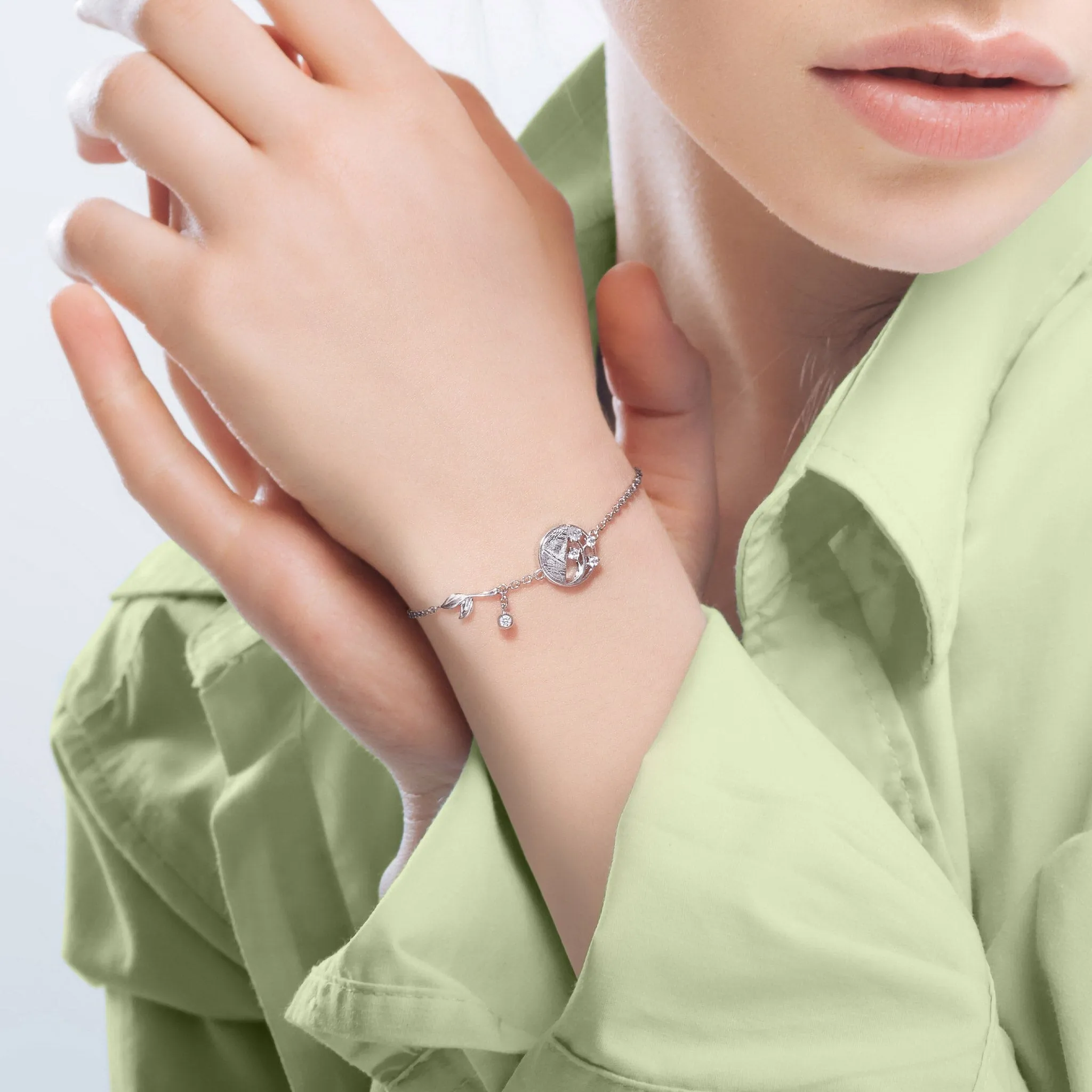 Tree of Life Meteorite Bracelet