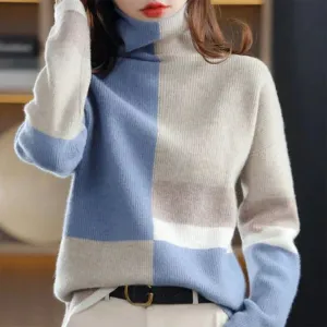 Turtleneck Aura™ | Women's Classic Turtleneck Sweater | Soft Knit, Warm Fabric, Cozy Fit