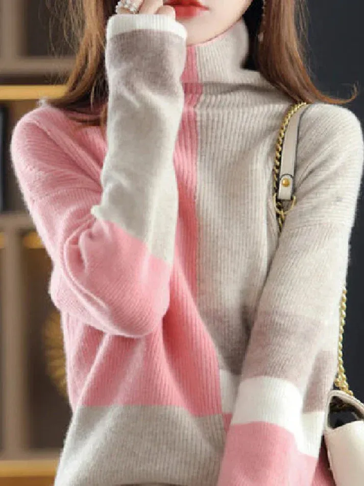 Turtleneck Aura™ | Women's Classic Turtleneck Sweater | Soft Knit, Warm Fabric, Cozy Fit