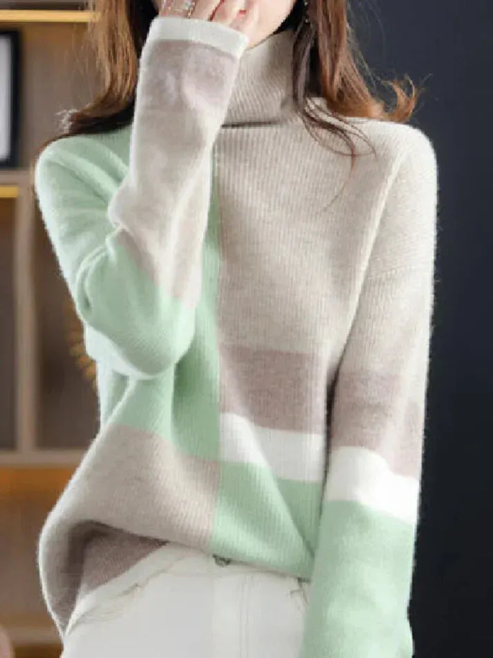 Turtleneck Aura™ | Women's Classic Turtleneck Sweater | Soft Knit, Warm Fabric, Cozy Fit