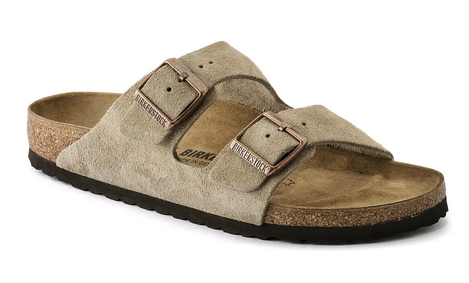 UNISEX BIRKENSTOCK ARIZONA SUEDE LEATHER | TAUPE