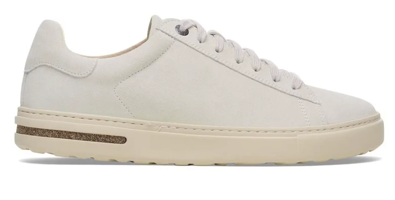 UNISEX BIRKENSTOCK BEND LOW | ANTIQUE WHITE SUEDE LEATHER