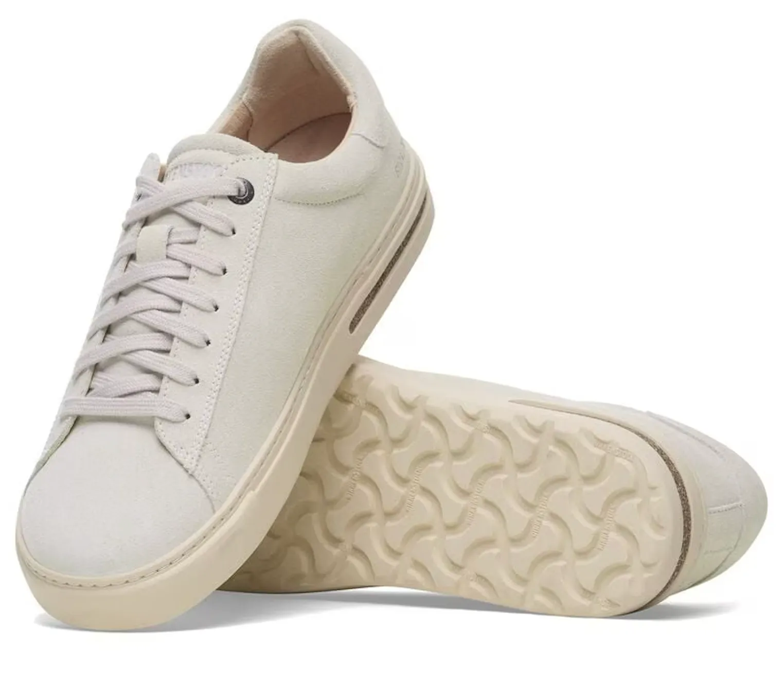 UNISEX BIRKENSTOCK BEND LOW | ANTIQUE WHITE SUEDE LEATHER