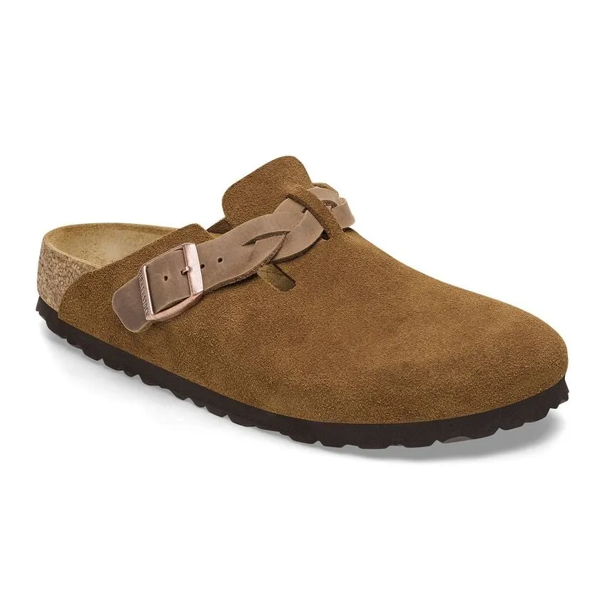 UNISEX BIRKENSTOCK BOSTON BRAIDED | MINK