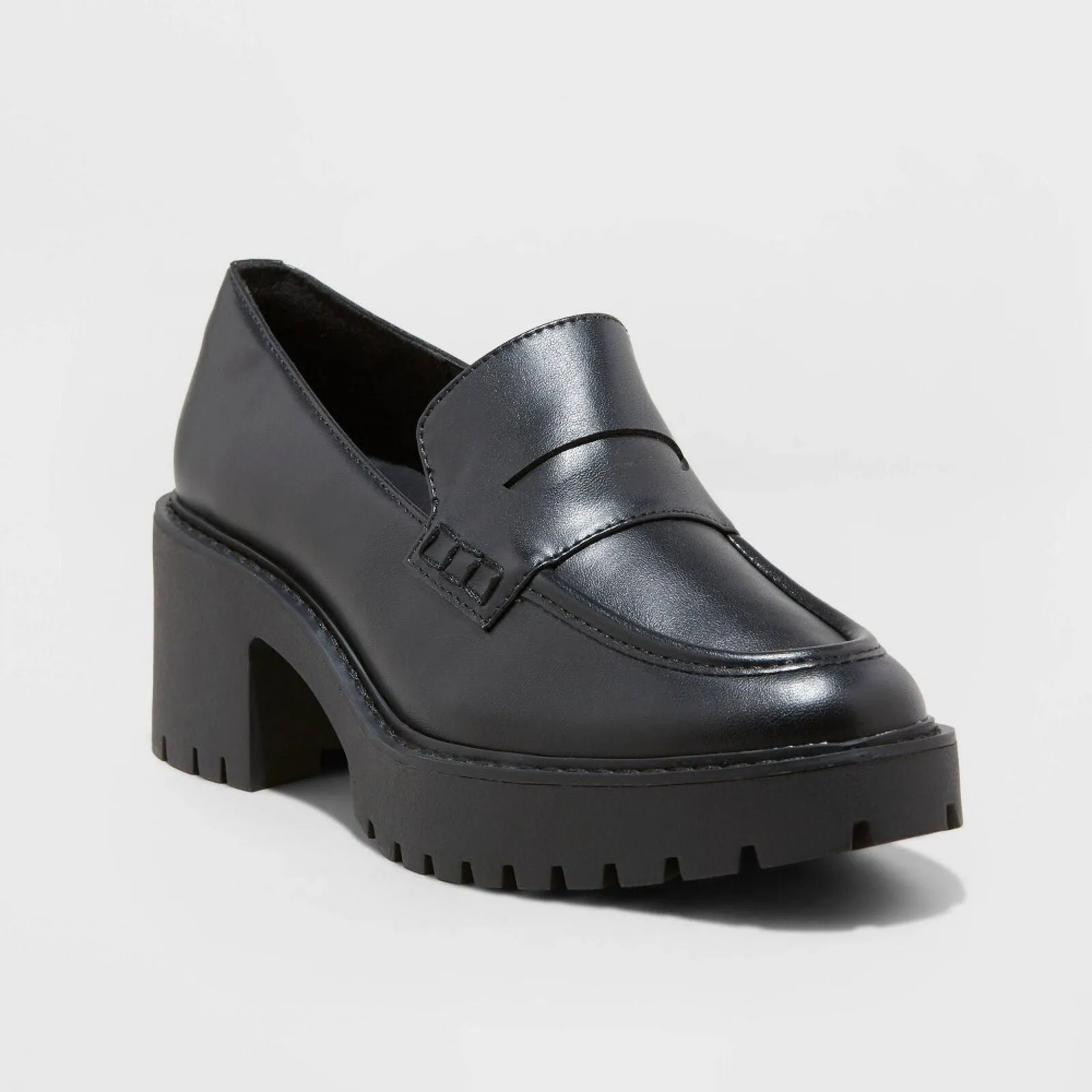 Universal Thread Women's Maisy Loafer Heels 87931757 Black 7M