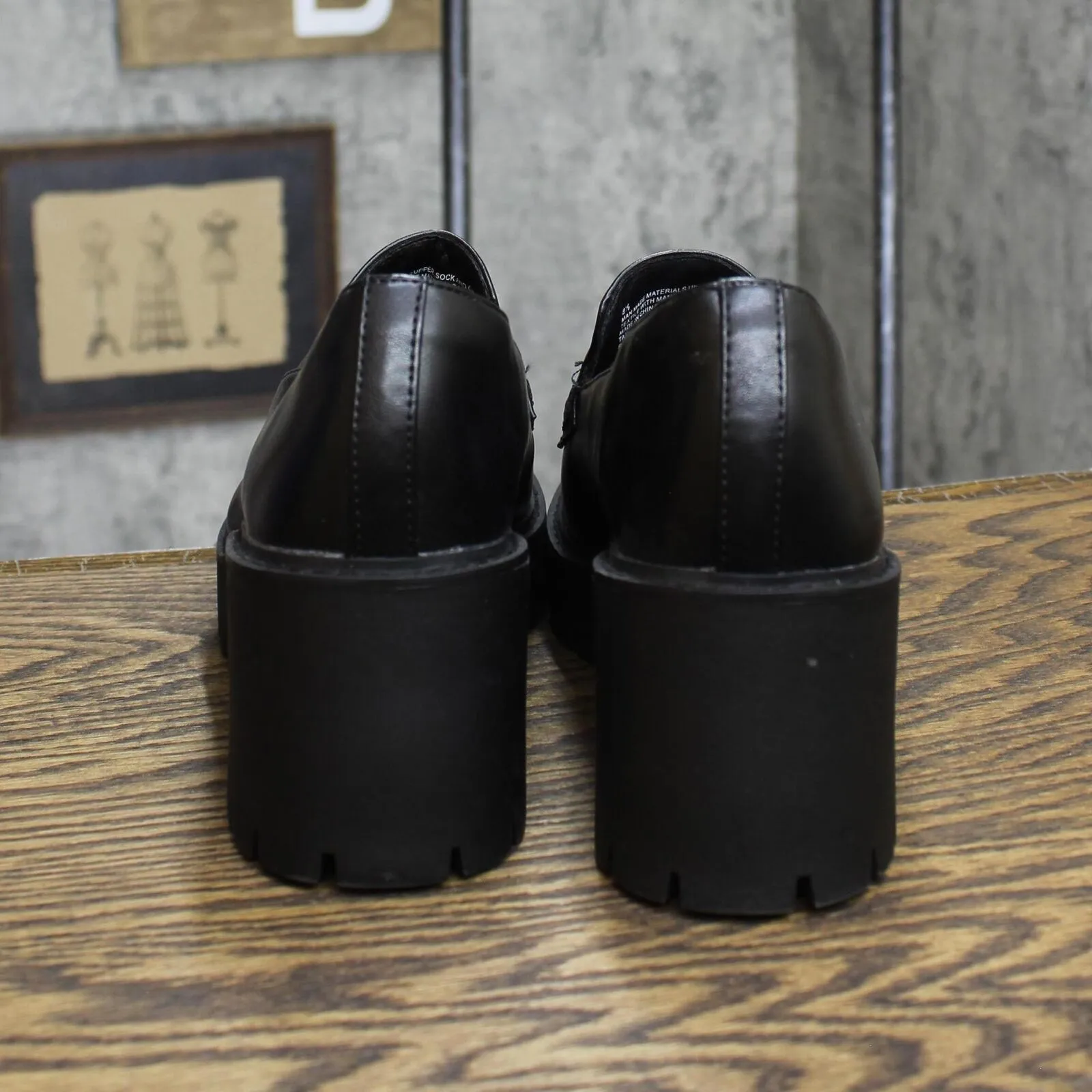 Universal Thread Women's Maisy Loafer Heels 87931757 Black 8.5M