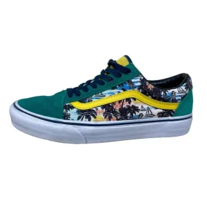 Vans Old Skool Rare Caribbean Men's Sz 9 - Wmns 10 1/2 Green Suede 114.5=I.10.5