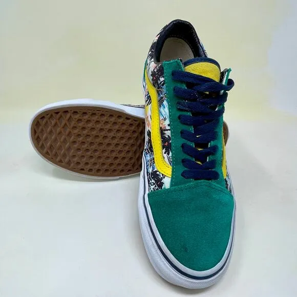 Vans Old Skool Rare Caribbean Men's Sz 9 - Wmns 10 1/2 Green Suede 114.5=I.10.5