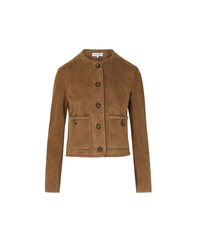VERONICA BEARD Andrea Suede Jacket