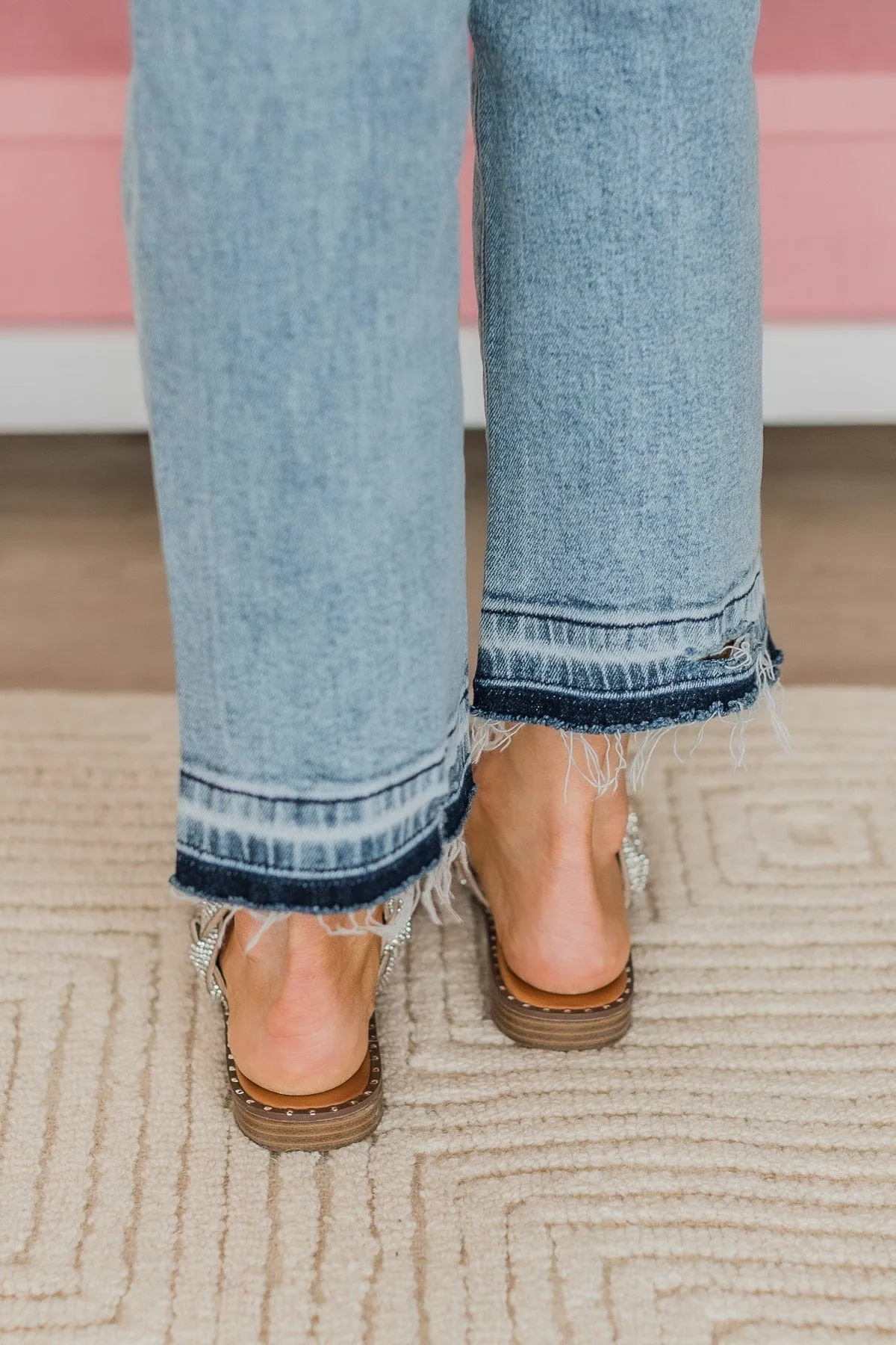 Very G Twisty Sandals- Silver