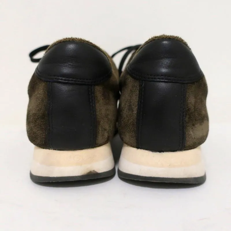 Vince Sneakers Olive Suede & Leather Size 7 Running Shoes