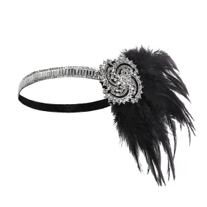 Vintage Flapper Headband 1920s Art Deco Sparkling|JaosWish