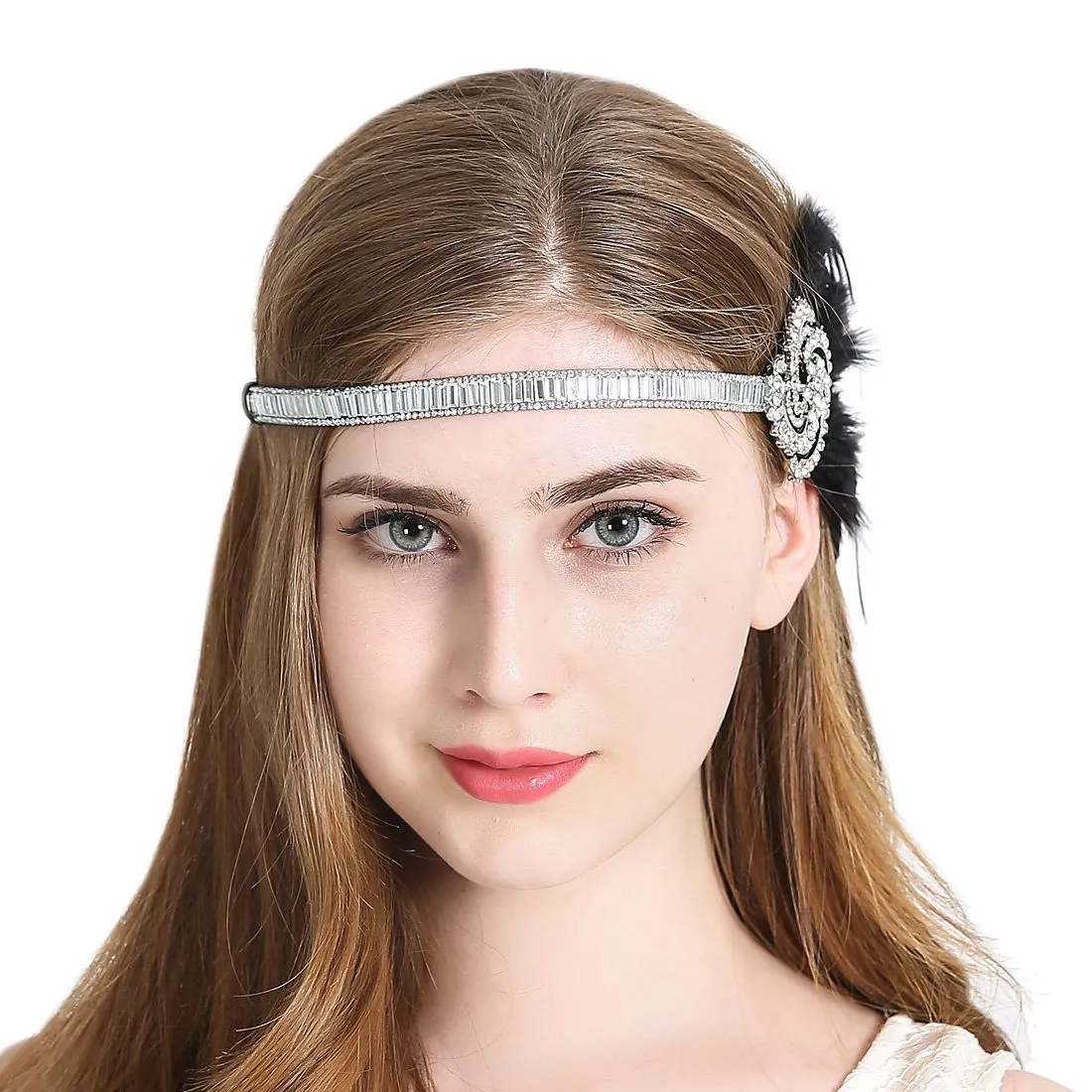 Vintage Flapper Headband 1920s Art Deco Sparkling|JaosWish